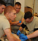 Army Medical Corps team